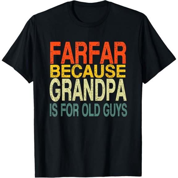Playful Comfort Tee - Farfar Swedish Grandpa - Swedish Father's Day T-Shirt