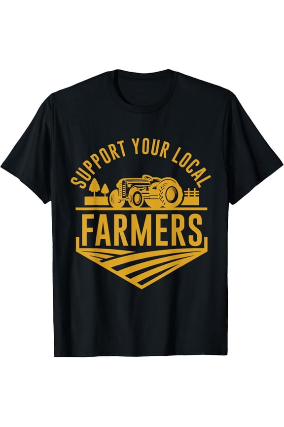 Playful Comfort Tee - Farm Local Food Patriotic Farming Gift Idea Farmer Women Girls Kids Men T-Shirt