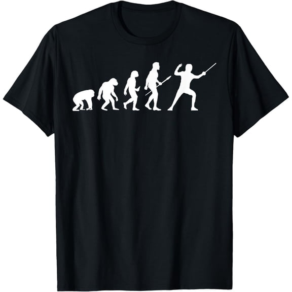 Playful Comfort Tee - Fencing Evolution Of Man Funny Fencing Shirt Men Women Kids T-Shirt