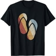 thumbnail image 1 of Playful Comfort Tee - Flip Flops Retro Style Vintage T-Shirt, 1 of 4