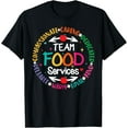 thumbnail image 1 of Playful Comfort Tee - Food Services Back To School Cafeteria Crew Lunch Lady Team T-Shirt, 1 of 4