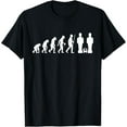 thumbnail image 1 of Playful Comfort Tee - Foosball Evolution Football Table Soccer Player T-Shirt, 1 of 4