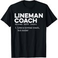 thumbnail image 1 of Playful Comfort Tee - Football Lineman Coach Definition T-Shirt, 1 of 4