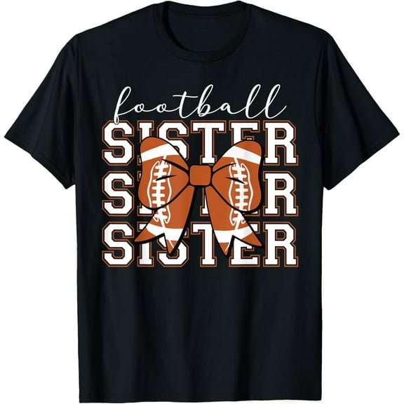 Playful Comfort Tee - Football Sister Vintage Sport Lover Sister Mothers Da T-Shirt