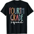 thumbnail image 1 of Playful Comfort Tee - Fourth Grade Squad 4th Teacher Crew Back To School Team T-Shirt for Men Women Girls Kids, 1 of 4