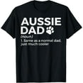 thumbnail image 1 of Playful Comfort Tee - Funny Aussie Dad Definition Australian Shepherd Dog Dad T-Shirt, 1 of 4