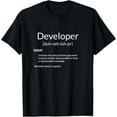 thumbnail image 1 of Playful Comfort Tee - Funny Developers Developer Definition T-Shirt, 1 of 4