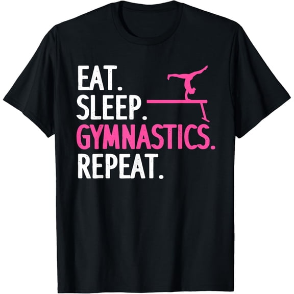 Playful Comfort Tee - Funny Gymnastics For Women Girls Gymnast Handstand Tumbling T-Shirt