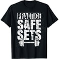 thumbnail image 1 of Playful Comfort Tee - Funny Practice Safe Sets - Weight Lifting T-Shirt, 1 of 4