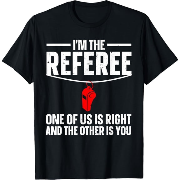 Playful Comfort Tee - Funny Referee Design For Men Women Sports Ref Gag Referee T-Shirt