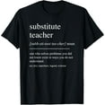 thumbnail image 1 of Playful Comfort Tee - Funny Substitute Teacher Definition Retirement T-Shirt, 1 of 4