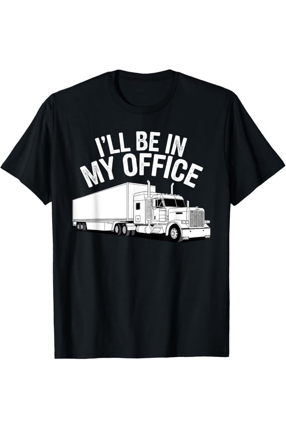 Playful Comfort Tee - Funny Trucker Art for Men Women Kids Trucking Truck Driver T-Shirt