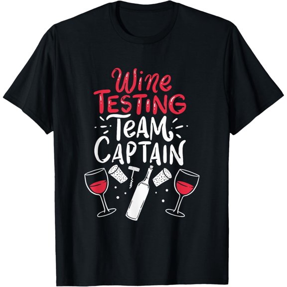 Playful Comfort Tee - Funny Wine tasting team shirts, Wine Tasting Team Captain T-Shirt