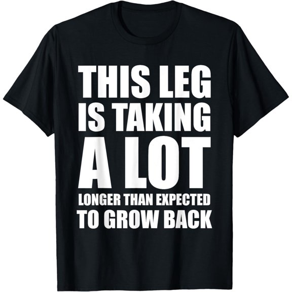 Playful Comfort Tee - Funny leg amputation - Leg Amputee - Amputated Leg T-Shirt