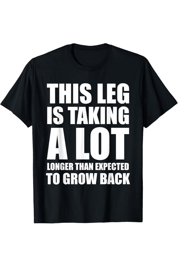 Playful Comfort Tee - Funny leg amputation - Leg Amputee - Amputated Leg T-Shirt