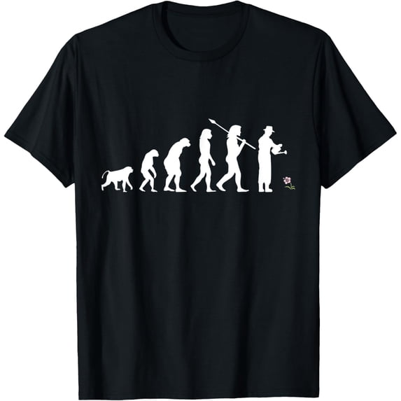 Playful Comfort Tee - Gardener Evolution Gardening History Backyard Hobby T-Shirt