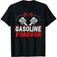thumbnail image 1 of Playful Comfort Tee - Gasoline Forever Funny Gas Cars T-Shirt, 1 of 4
