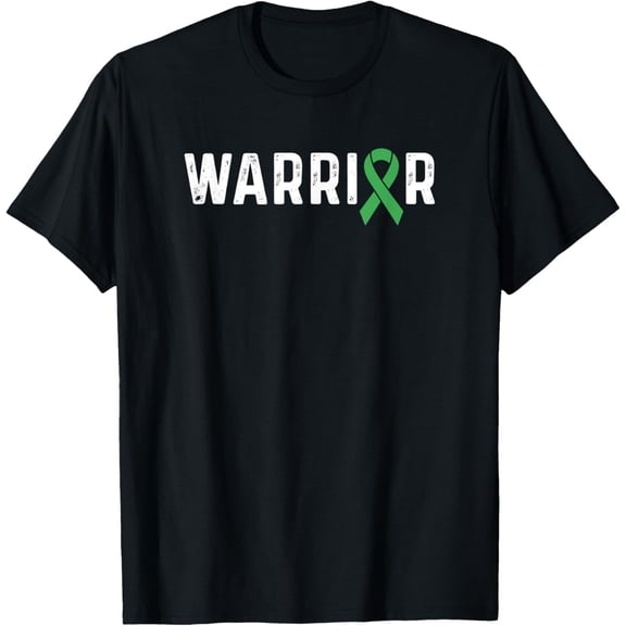 Playful Comfort Tee - Gastroparesis Awareness Green Ribbon Warrior T-Shirt