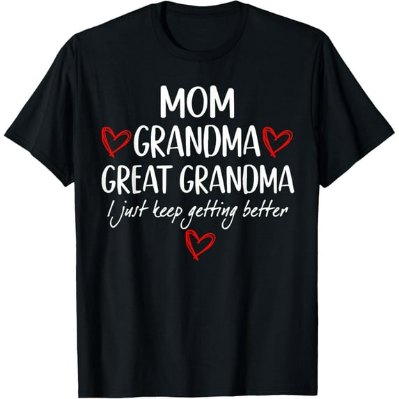 Playful Comfort Tee - Gifts for Grandma from Grandkids Mom Grandma Great Grandma T-Shirt