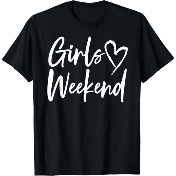 Playful Comfort Tee - Girls Weekend Getaway Heart T-Shirt