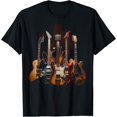 thumbnail image 1 of Playful Comfort Tee - Guitars Musicians Guitarists T-Shirt, 1 of 4