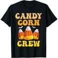 thumbnail image 1 of Playful Comfort Tee - Halloween Shirt For Kids Men Women, Candy Corn Crew Matching T-Shirt, 1 of 4