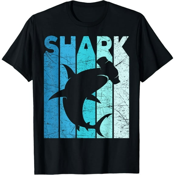 Playful Comfort Tee - Hammerhead Shark Vintage Shark Lover Retro Oceanography T-Shirt