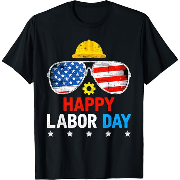 Playful Comfort Tee - Happy Labor Day Crew Patriot Happy Labor Day T-Shirt