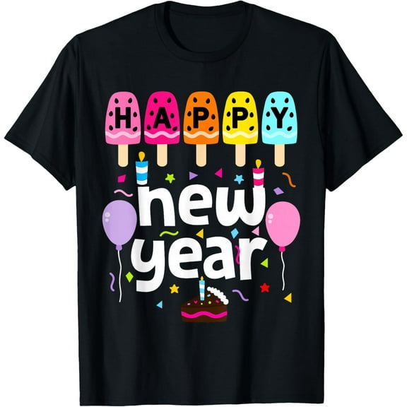 Playful Comfort Tee - Happy New Year 2026 New Years Eve Party Kids Girls Toddler T-Shirt