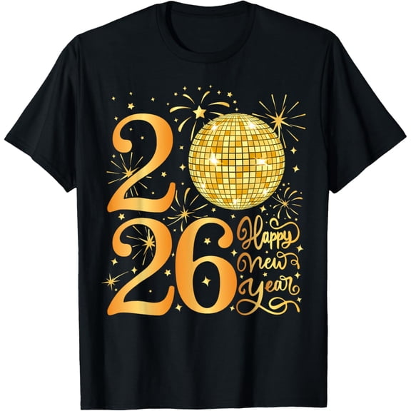 Playful Comfort Tee - Happy New Year 2026 T-Shirt