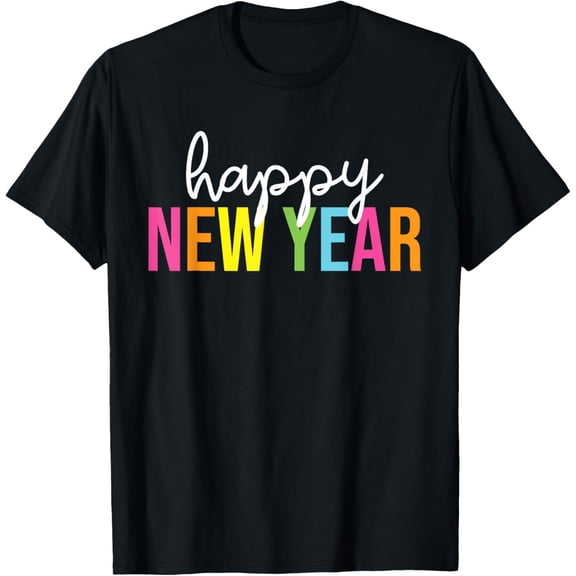 Playful Comfort Tee - Happy New Year Day Eve Party For Teachers And Students T-Shirt for Men Women Kids