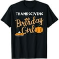 thumbnail image 1 of Playful Comfort Tee - Happy Thanksgiving Birthday Girl Cute Bday Women Girls Kids T-Shirt, 1 of 4
