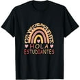 thumbnail image 1 of Playful Comfort Tee - Hola Estudiantes Hello kindergarten Spanish Teacher school T-Shirt, 1 of 4