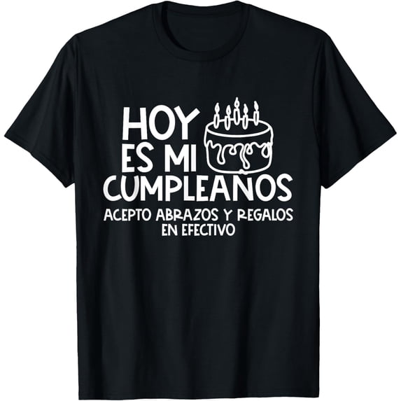 Playful Comfort Tee - Hoy Es Mi Cumplea?os Funny Birthday Gift Spanish Playera T-Shirt