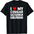 thumbnail image 1 of Playful Comfort Tee - I Love My Cougar Salvadoran Girlfriend T-Shirt, 1 of 4