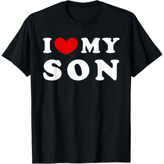 Playful Comfort Tee - I Love My Son I Heart My Son T-Shirt