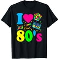 thumbnail image 1 of Playful Comfort Tee - I Love The 80's Eighties Party Dress Retro T-Shirt, 1 of 4