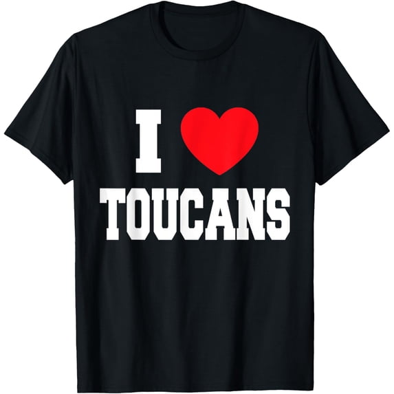 Playful Comfort Tee - I Love Toucans T-Shirt