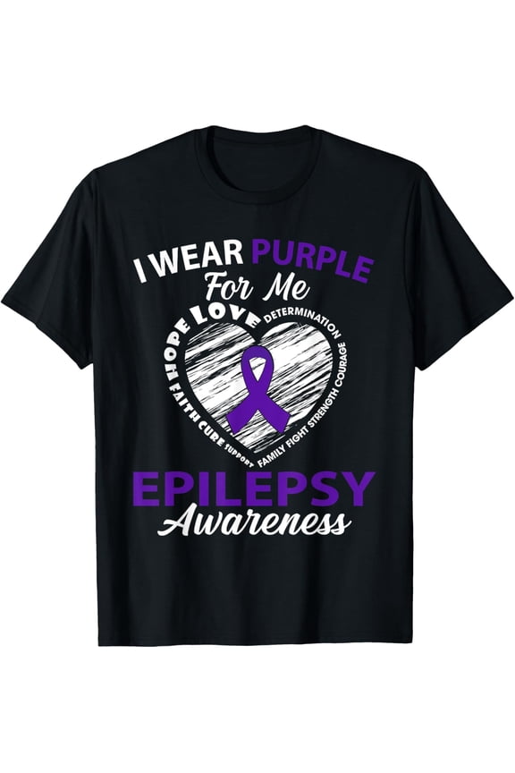 Playful Comfort Tee - I Wear Purple For Me Epilepsy Awareness Day Warrior T-Shirt