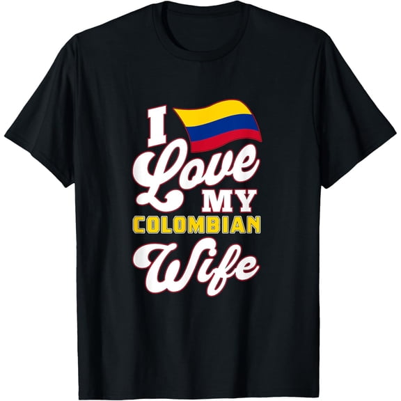 Playful Comfort Tee - I love my Colombian wife T-Shirt