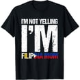 thumbnail image 1 of Playful Comfort Tee - I'm Not Yelling I'm Filipina Mom Filipino Flag Pinay Nanay T-Shirt, 1 of 4