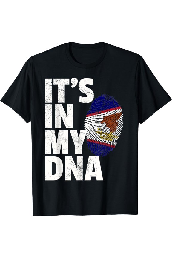 Playful Comfort Tee - IT'S IN MY DNA American Samoa Flag Samoan Pride Roots Gift T-Shirt