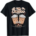 thumbnail image 1 of Playful Comfort Tee - Iced Coffee Quote | Summer | Iced Coffee T-Shirt, 1 of 4