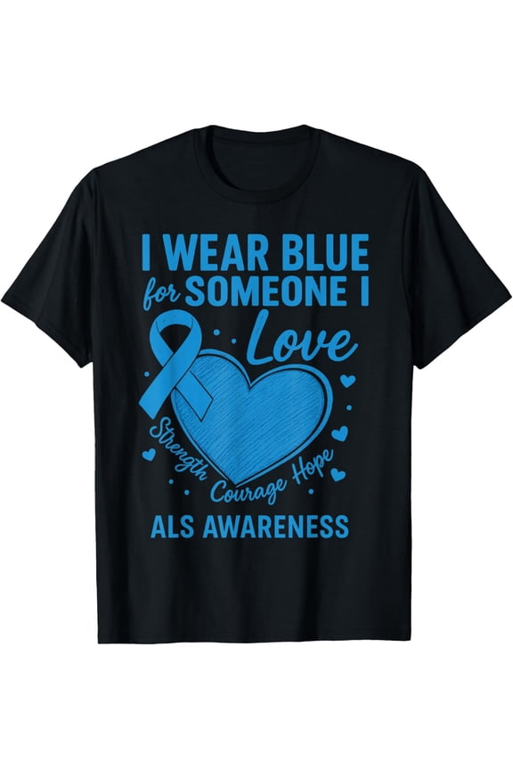 Playful Comfort Tee - In May We Wear Blue Als Awareness Month T-Shirt