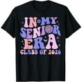 thumbnail image 1 of Playful Comfort Tee - In My Senior Era Class of 2026 Groovy Senior 2026 Graduation T-Shirt, 1 of 4