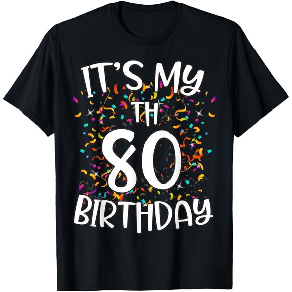 Playful Comfort Tee - It's My 80 Year Old Birthday Squad 80th B-Day Crew Matching T-Shirt