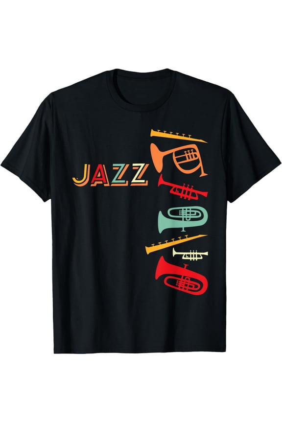 Playful Comfort Tee - Jazz Music Design - Jazz T-Shirt