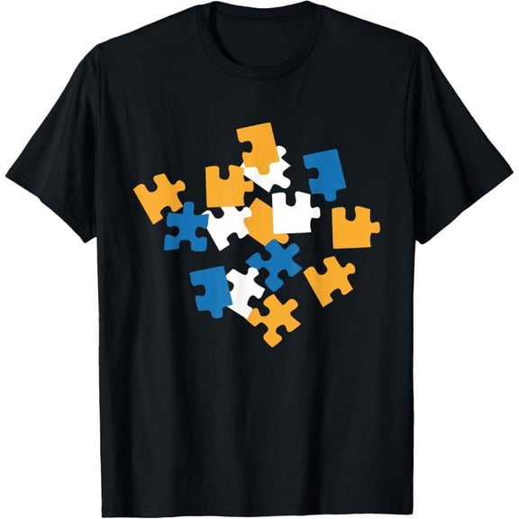 Playful Comfort Tee - Jigsaw puzzle T-Shirt