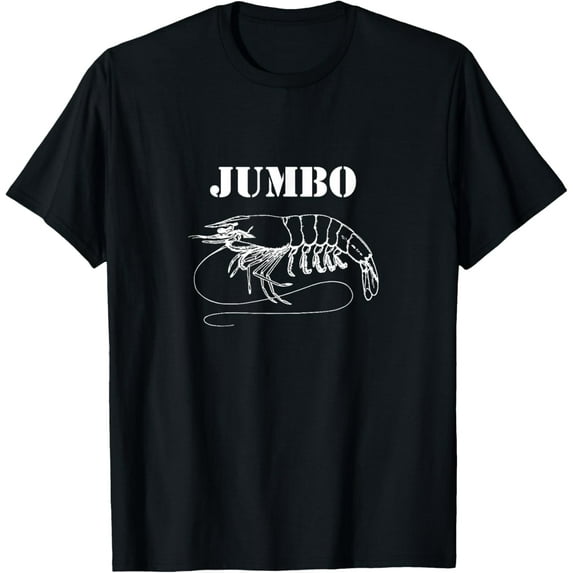 Playful Comfort Tee - Jumbo Shrimp Shirt - Funny Seafood T-Shirt