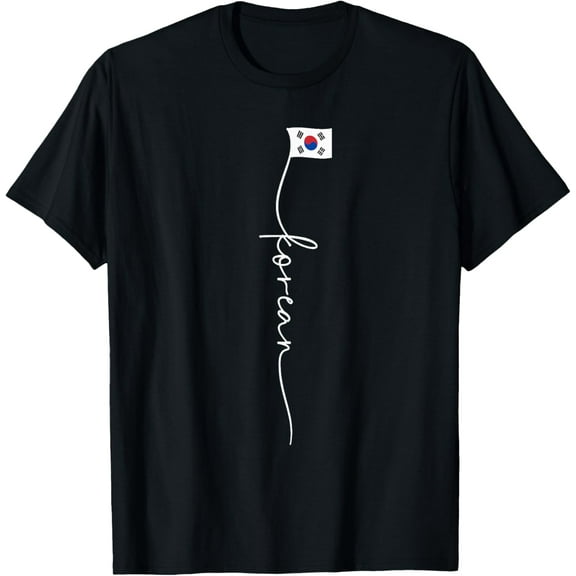 Playful Comfort Tee - Korea Signature Korean Flag T-Shirt